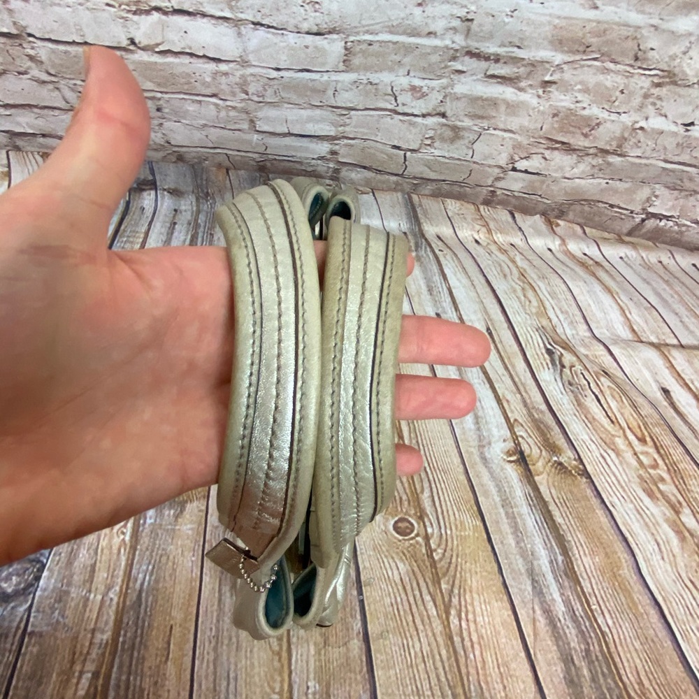 FINAL SALE‼️ Coach ergo gold Metallic leather bag - Picture 4 of 12